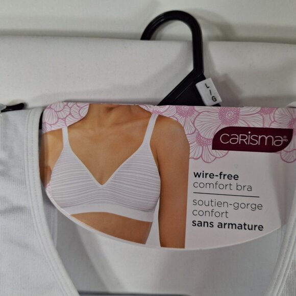 2XL Seamless Wireless Sports Bra Comfortable Yoga Bralette  Removable Cups White - Picture 9 of 13